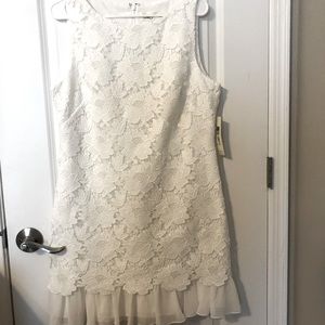 Eliza J Lace and Chiffon Dress